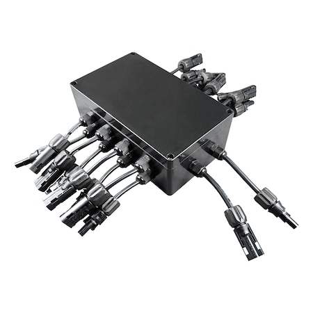Cutting Edge Power Solar Splitter, Heavy duty solar panel splitter branch adapter, string combiner, 8 to 1 9358548565606